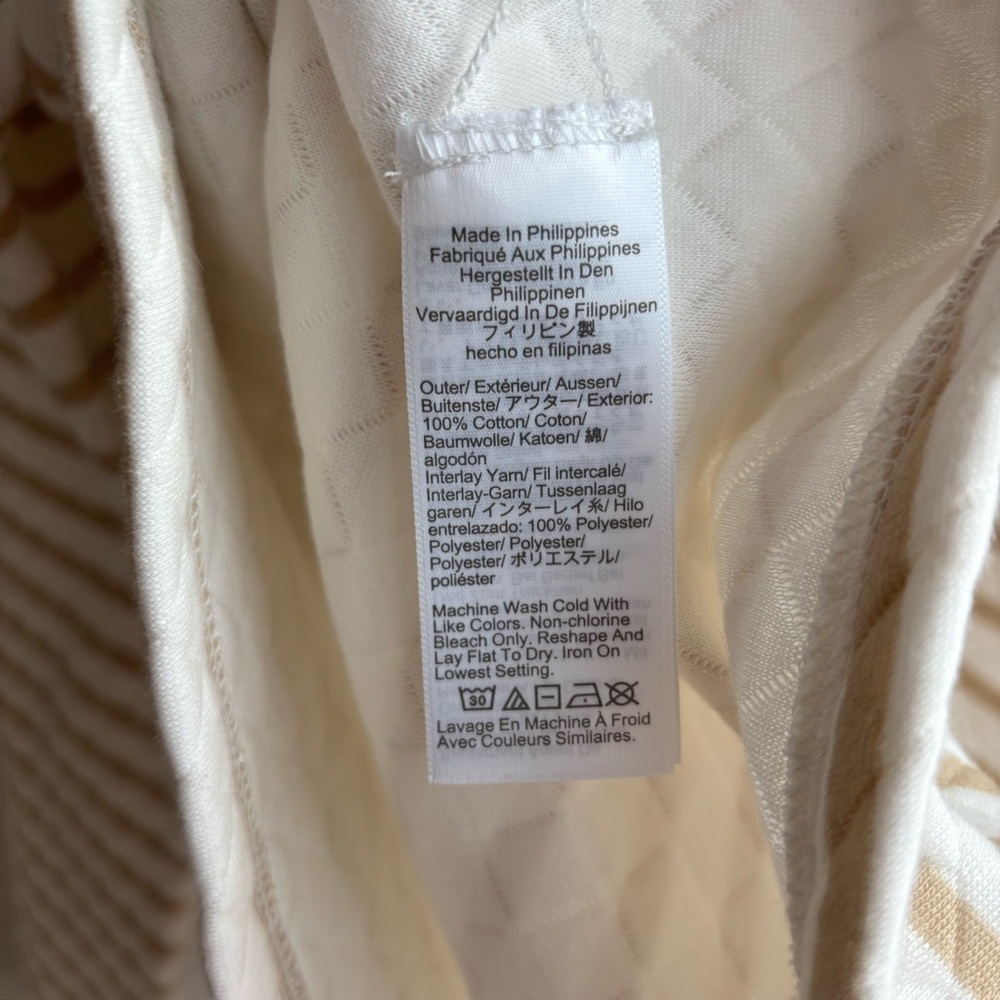 NWOT J. Crew Reversible quilted pullover, Size S - Picture 7 of 8